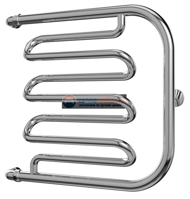 Полотенцесушитель водяной Terminus Фокстрот Лиана 500x500