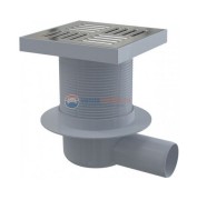 Душевой трап Alcaplast APV5411 150x150/50 выпуск боковой, гидрозатвор Душевой трап Alcaplast APV5411 150x150/50 выпуск боковой, гидрозатвор