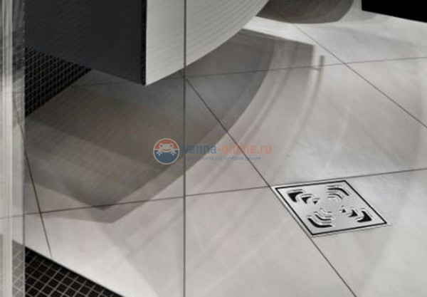 Трап водосток Pestan Confluo Standard Square 1 Mask 150*150 мм нержавеющая сталь с рамкой 13000073