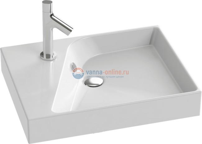 Подвесная раковина- столешница Jacob Delafon Rythmik EXQ112-00 Подвесная раковина- столешница Jacob Delafon Rythmik EXQ112-00