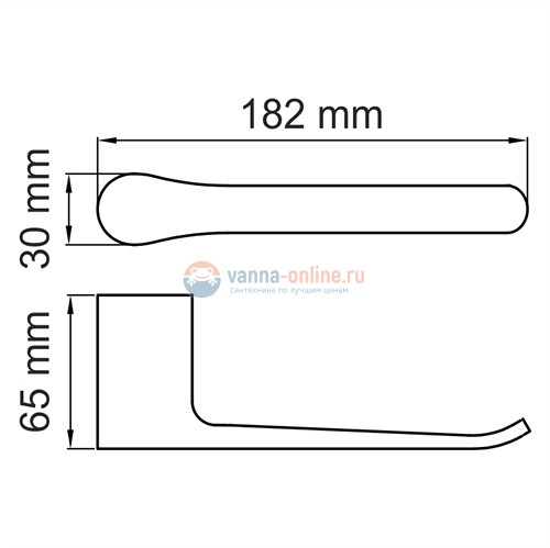 Держатель туалетной бумаги WasserKRAFT Elbe 7296 Держатель туалетной бумаги WasserKRAFT Elbe 7296