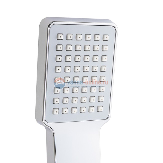 Лейка для душа Iddis A11012 F1 квадратная, хром