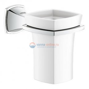 Держатель со стаканом Grohe Grandera 40626000, хром Держатель со стаканом Grohe Grandera 40626000, хром