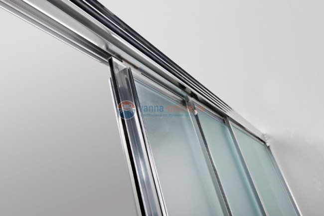 Душевая дверь в нишу Cezares FAMILY-B-BF-3-150-P-Cr, 150 см, стекло рифлёное, цвет профиля хром