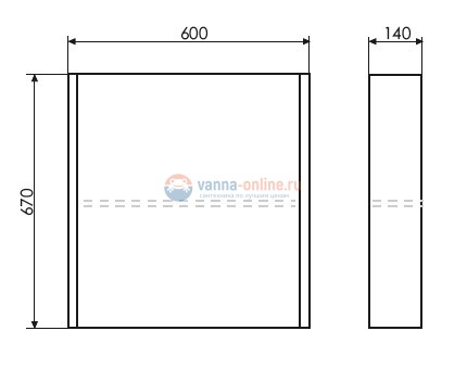 Зеркальный шкаф Comforty Тулуза 60 L/R сосна лоредо