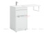 Тумба с раковиной Aquanet Токио 48 00239289 (напольная, 1 ящик), цвет белый