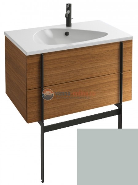 Тумба под раковину Jacob Delafon Nouvelle Vague 80 EB3030-M50, цвет - голубой шторм матовый