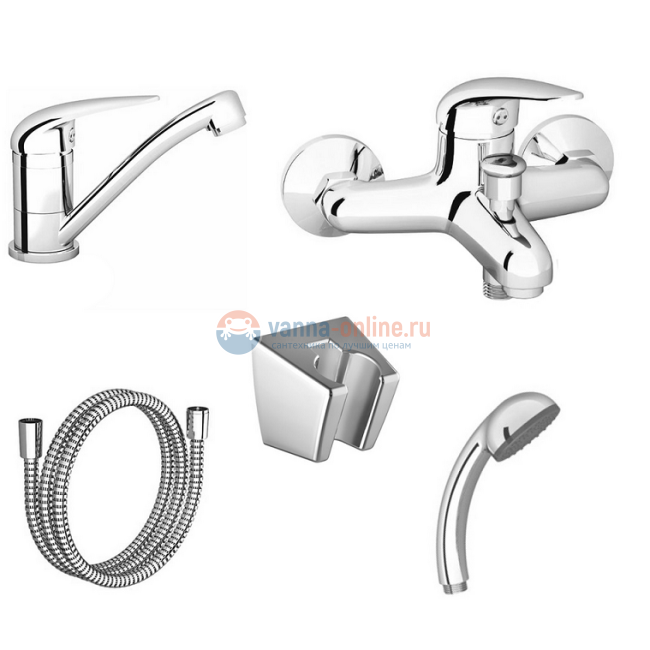 Комплект смесителей Ravak SET SUZAN V 70508018 Комплект смесителей Ravak SET SUZAN V 70508018