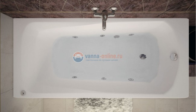 Ванна акриловая Aquanet Roma 00204028 170x70 см