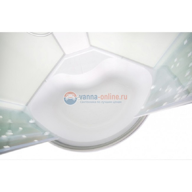 Душевая кабина Deto L 990 стандартная 90 x 90 см, с крышей