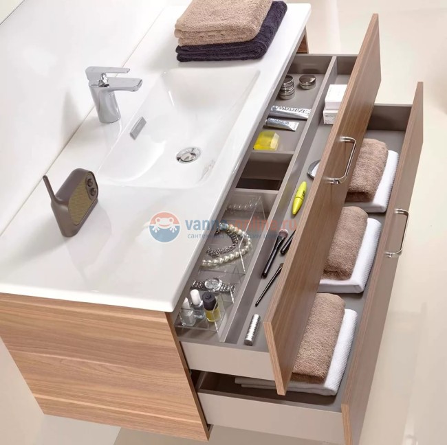 Раковина-столешница Jacob Delafon VOX EXAB112-Z-00, 120х46 см