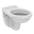 Подвесной унитаз Ideal Standard Ecco-Eurovit без сиденья, белый, E876901