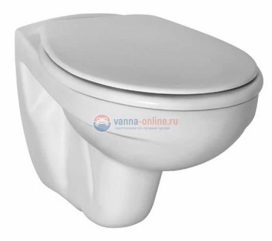 Подвесной унитаз Ideal Standard Ecco-Eurovit без сиденья, белый, E876901