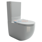 Напольный безободковый унитаз Ceramica Nova Metropol Rimless, крышка микролифт, CN4001