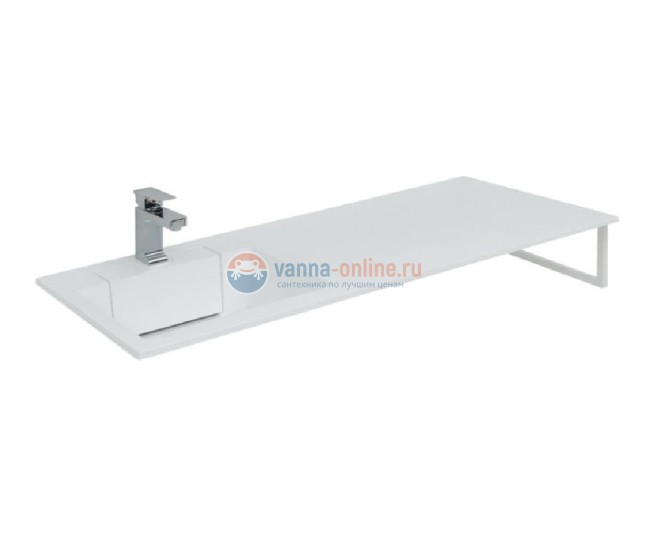 Раковина-столешница Aquanet Фортуна 120, крыло слева/справа Раковина-столешница Aquanet Фортуна 120, крыло слева/справа