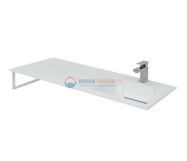 Раковина-столешница Aquanet Фортуна 120, крыло слева/справа Раковина-столешница Aquanet Фортуна 120, крыло слева/справа