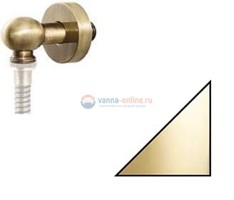 Шланговое подключение Cezares Articoli Vari CZR-AI6-03/24, цвет золото 24 карат