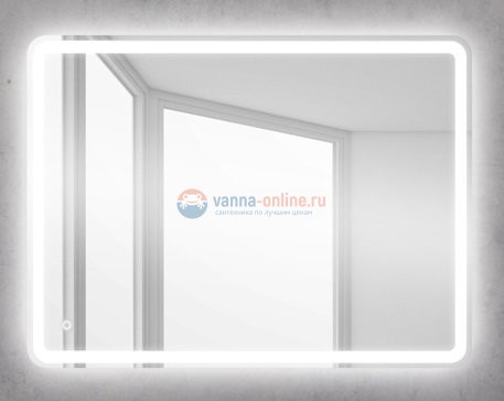 Зеркало BelBagno SPC-MAR-700-800-LED-TCH 70 x 80 см со встроенным светильником и сенсорным выключателем