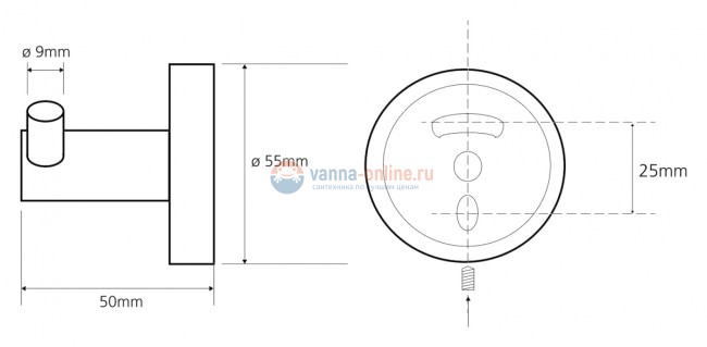 Крючок Bemeta Omega 104106032 Крючок Bemeta Omega 104106032