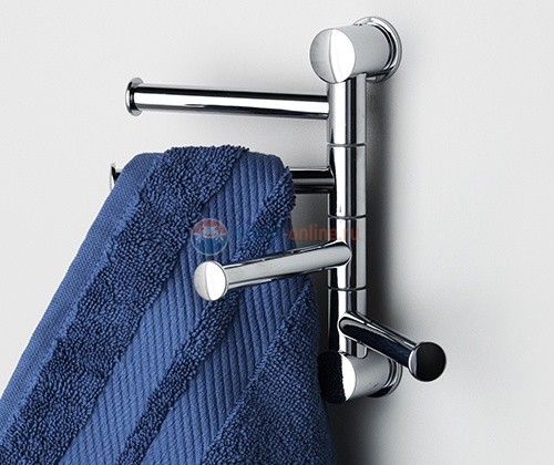 Полотенцедержатель WasserKRAFT 1054, 4 держателя, короткие Полотенцедержатель WasserKRAFT 1054, 4 держателя, короткие