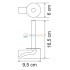 Держатель туалетной бумаги WasserKraft Kammel К-8397