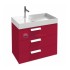 Тумба для раковины Jacob Delafon Rythmik EB1309-R3 цвет Малиновый