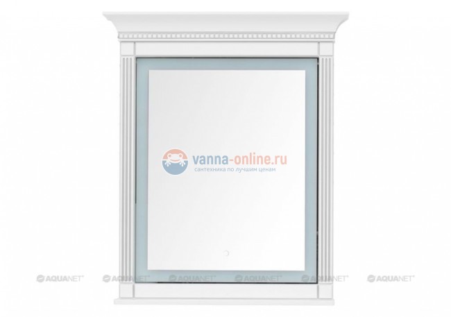 Зеркало Aquanet Селена 90 белый/серебро