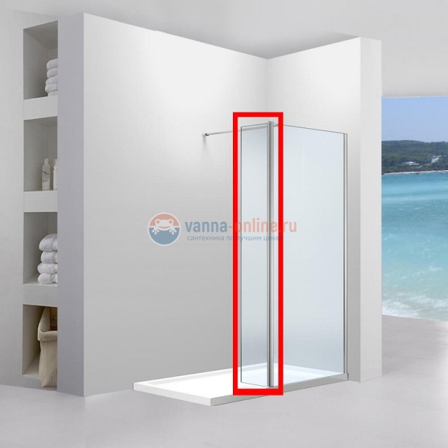 Неподвижная душевая стенка Black&White Stellar Wind SD6, 30 х 200 см Неподвижная душевая стенка Black&White Stellar Wind SD6, 30 х 200 см