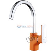 Смеситель D&K Berlin DA1432413 для кухни, оранжевый Смеситель D&K Berlin DA1432413 для кухни, оранжевый