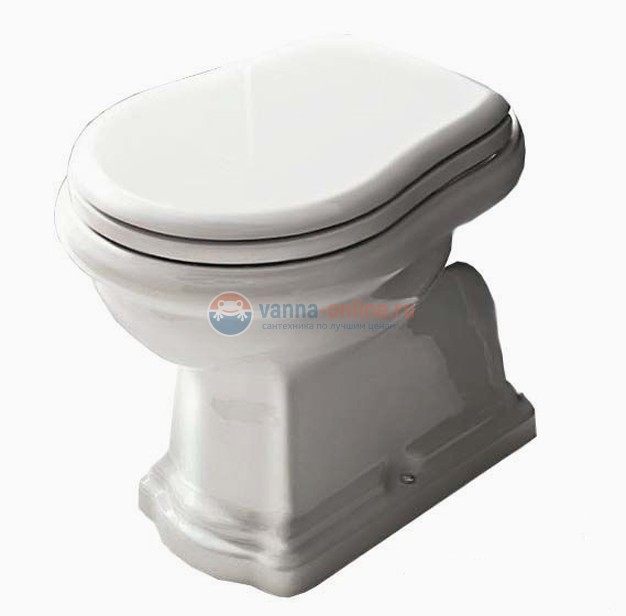 Приставной унитаз Kerasan Retro 1011 с крепежом Приставной унитаз Kerasan Retro 1011 с крепежом