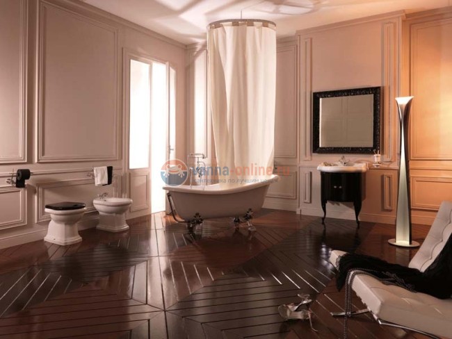 Приставной унитаз Kerasan Retro 1011 с крепежом Приставной унитаз Kerasan Retro 1011 с крепежом