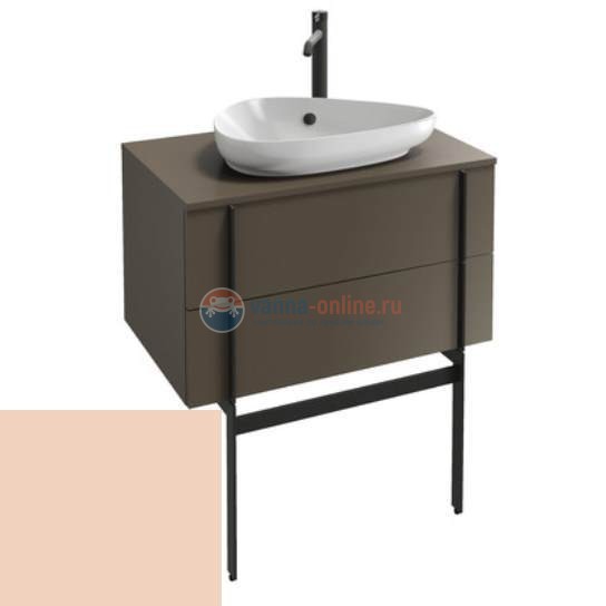 Тумба под раковину Jacob Delafon Nouvelle Vague 80 EB3039-G1A, нюд глянцевый