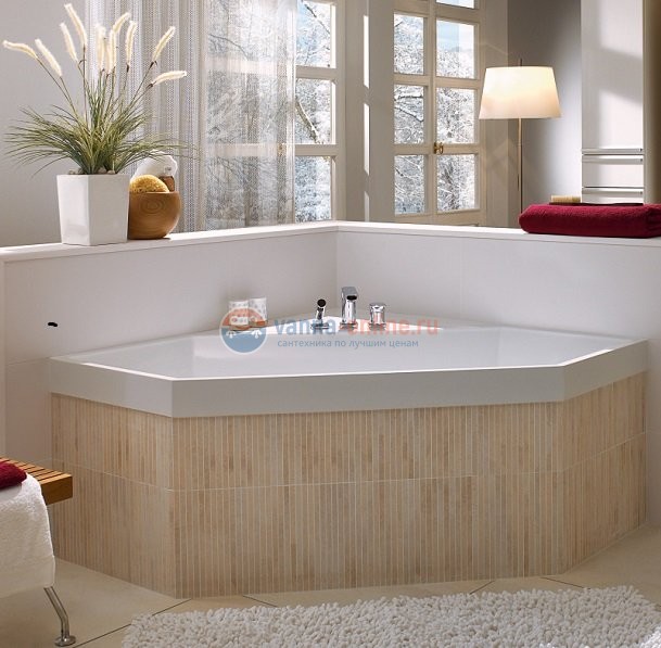 Квариловая ванна Villeroy&Boch Squaro 190 x 80 см UBQ190SQR6V-01 Квариловая ванна Villeroy&Boch Squaro 190 x 80 см UBQ190SQR6V-01