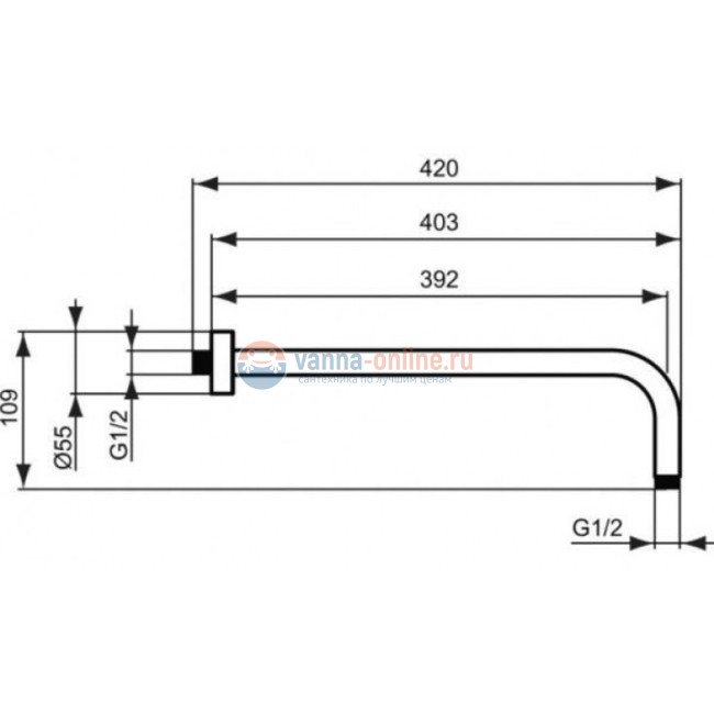 Промо-комплект для душа 8 в 1 Ideal Standard CERAPLAN III B1153AA