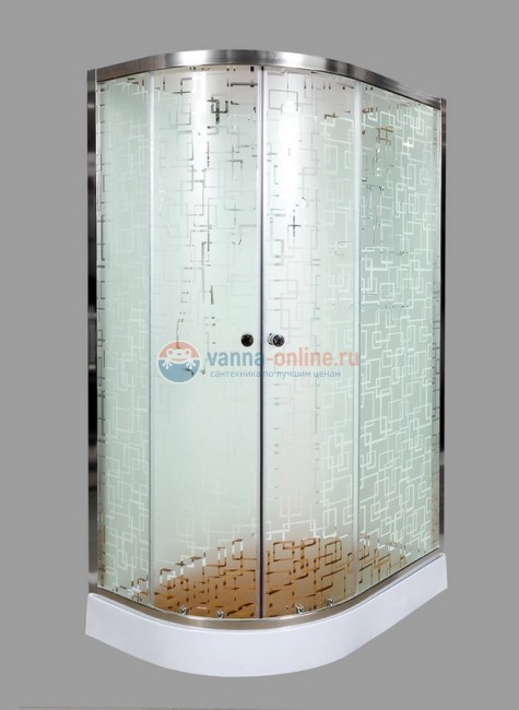 Душевая кабина Deto Em EM1512 L/R N 120 x 80 см, без крыши