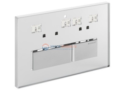 Клавиша Geberit Sigma Type 50 115.788.00.1 без панели под покрытие, кнопки хром