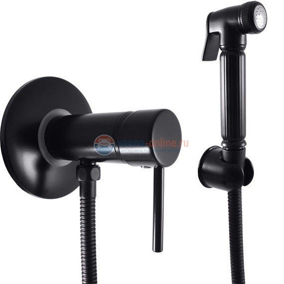 Гигиенический душ Rav-Slezak Seina SE947/1CMAT с гигиенической лейкой, черный