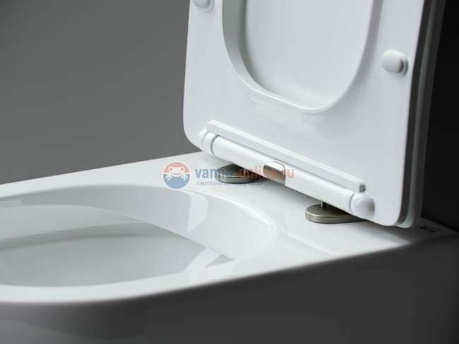 Подвесной безободковый унитаз Ceramica Nova Metropol Rimless, крышка микролифт, CN4002 Подвесной безободковый унитаз Ceramica Nova Metropol Rimless, крышка микролифт, CN4002