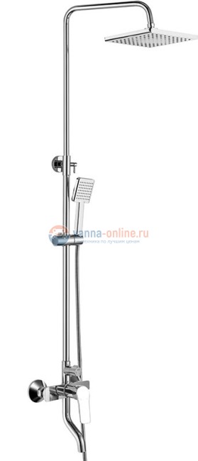 Душевая система Agger Merry A1394400, хром глянцевый Душевая система Agger Merry A1394400, хром глянцевый