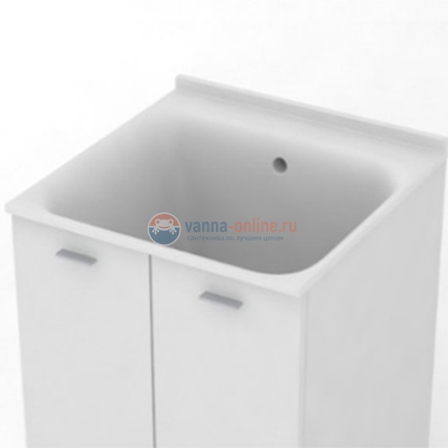 Раковина Kerasan Aquadom 029401*0, 60 x 60 см, без отверстия, без тумбы и сифона 7535, белый