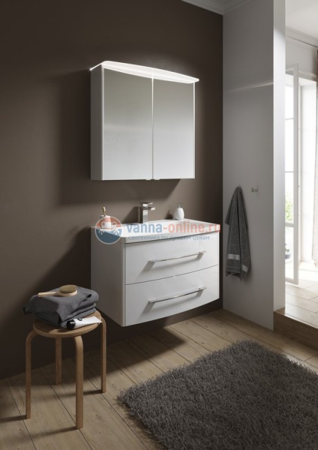 Тумба с раковиной Aqwella Neringa Т8 NER0108 подвесная