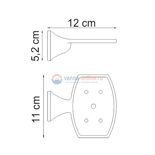 Мыльница-решетка WasserKRAFT Wern 2569