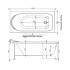 Ванна акриловая Aquanet Nord 00170193 140 x 70 см Ванна акриловая Aquanet Nord 00170193 140 x 70 см