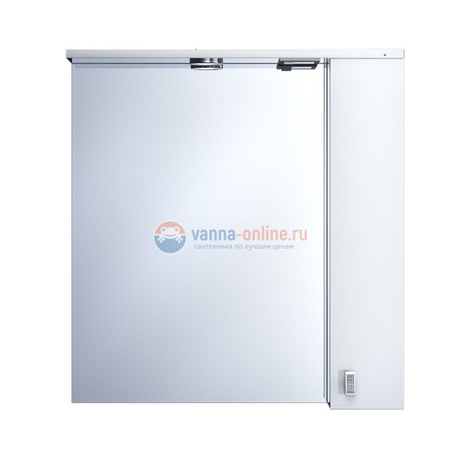 Зеркальный шкаф Iddis Rise RIS70W0i99, 70 см, цвет - белый, правый