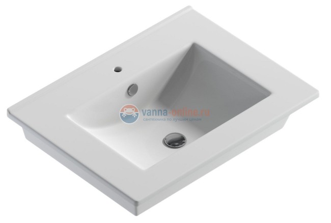 Раковина для тумбы Raval Quadro 60, Sanita Luxe QDR60SLWB01