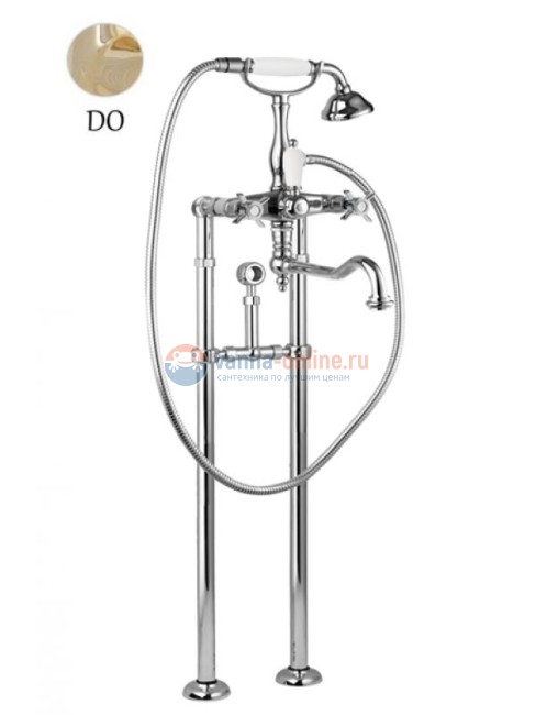 Смеситель Cezares Lord VDPS2-03/24 цвет золото 24 карат Смеситель Cezares Lord VDPS2-03/24 цвет золото 24 карат