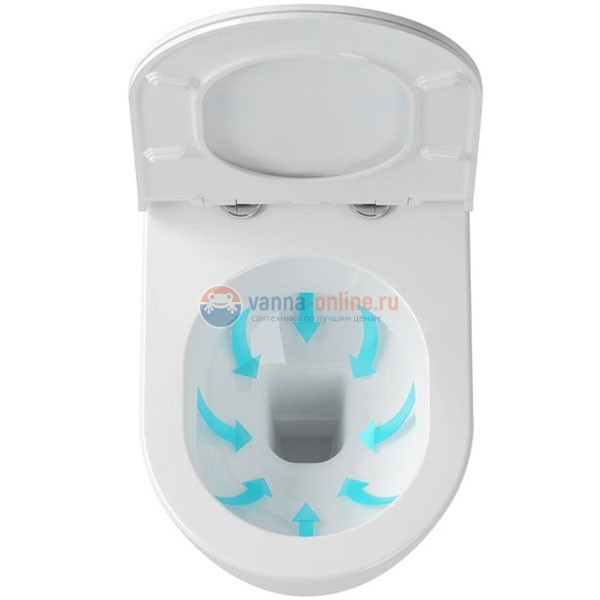 Подвесной безободковый унитаз Ravak Uni Chrome, X01516 Подвесной безободковый унитаз Ravak Uni Chrome, X01516