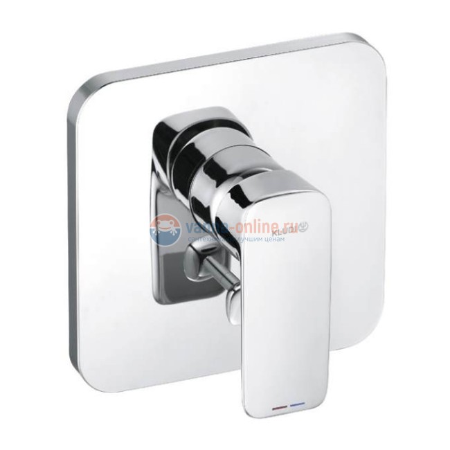 Смеситель для ванны и душа Kludi Pure&Style 406500575 Смеситель для ванны и душа Kludi Pure&Style 406500575
