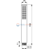 Металлический ручной душ типа Stick Ideal Standard BC774XG Металлический ручной душ типа Stick Ideal Standard BC774XG