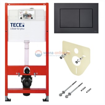Инсталляции для унитаза TECEbase K400407 4 в 1 с матовой панелью смыва TECEnow